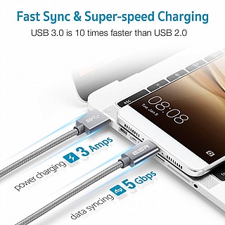 ���  ESR 1M USB 3.0 to USB-C Cable ��� ���� 
