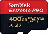 ����� ������ SanDisk Extreme Pro A2 Micro SDXC UHS-I SDSQXCY-400G - ��� 400GB