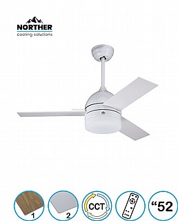 ������ ���� MISTRAL 52" CCT ��� NT-MST52-WH-LED ����� NORTHER