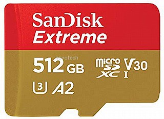 ����� ������ SanDisk Extreme A2 Micro SDXC UHS-I SDSQXA1-512G - ��� 512GB