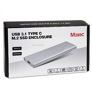 ���� ������ ����� ���� SuperSpeed USB 3.1  External M.2 SSD Aluminum Enclosure - Supports up to 2TB