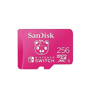 ����� ������ �- SanDisk Micro SDXC SDSQXAO-256G-GNCZN Nintendo Switch - ��� 256GB