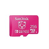 ����� ������ �- SanDisk Micro SDXC SDSQXAO-256G-GNCZN Nintendo Switch - ��� 256GB
