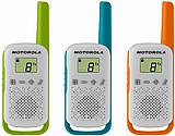 שלושה מכשירי קשר Motorola TALKABOUT T42 Walkie-Talkie שלושה מכשירי קשר Motorola TALKABOUT T42 Walkie-Talkie