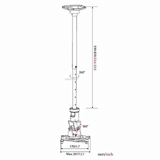 ���� ���� ����� AR-PR01L / Height Adjuatable Projector Mount