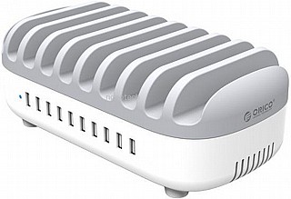 ���� ����� �� 10 ������ USB ������ ���������� �������� ORICO 2.4A DUK-10P