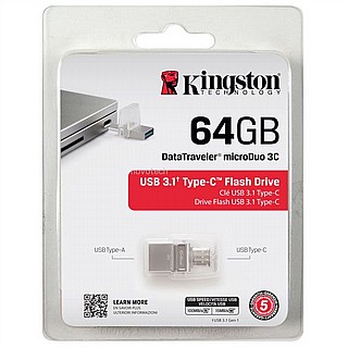 ����� ���� ����������� Kingston DataTraveler MicroDuo 3C 64GB USB3.1 DTDUO3C/64GB