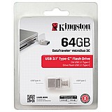 ����� ���� ����������� Kingston DataTraveler MicroDuo 3C 64GB USB3.1 DTDUO3C/64GB