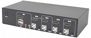 ��� KVM ��� 4 ������ HDMI ������ 4K �� ������ USB ������ Gold Touch KVM-HDMI-2-4K
