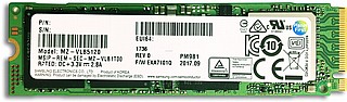 ���� SSD ����� Samsung PM981 MZ-VLB1T0HARL 1TB ������