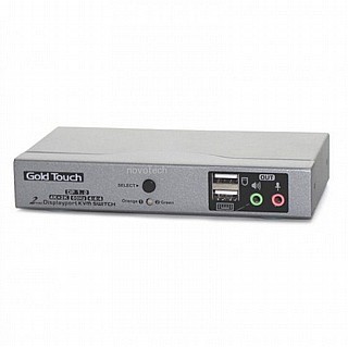 ��� KVM ��� 2 ������ DP ���� 4K �� ������ USB ������ Gold Touch KVM-DP-2