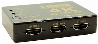 ��� 5 ������ HDMI 4K ������ ��� �� ��� ������ - Gold Touch ���� E-HDMI-SW-4K-5