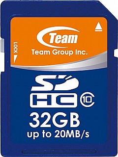 ����� ������ TEAM 32GB SDHC Class 10 MEMORY CARD