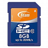 ����� ������ TEAM 8GB SDHC Class 10 MEMORY CARD