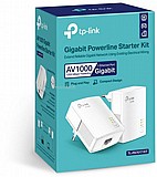 ��� ����� ��� �� ���� TP-Link AV1000 Gigabit Powerline Starter Kit 1000Mbps TL-PA7017 KIT