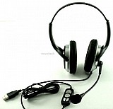 ������� �� �������� Gold Touch USB Stereo Headphones With Microphone HYG-850