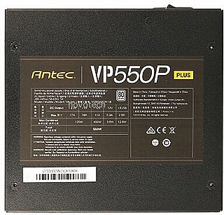 ��� �� Antec VALUE POWER Active PFC 12cm 550W 80+ VP550P Plus Retail