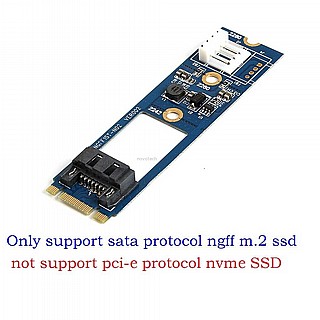 ���� M.2 NGFF to SATA III SSD 7 Pin Adapter Converter Board Card PCB NGFF 4pin