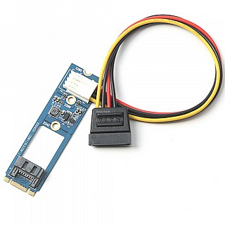 ���� M.2 NGFF to SATA III SSD 7 Pin Adapter Converter Board Card PCB NGFF 4pin