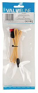 כבל מאריך SATA 6Gb/s data extension cable SATA 7-pin Socket-SATA 7-pin Plug 1m