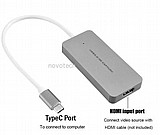 כרטיס לכידת וידאו חיצוני HDMI ל TYPE-C USB3.1 דגם EZCAP EZ-265C כרטיס לכידת וידאו חיצוני HDMI ל TYPE-C USB3.1 דגם EZCAP EZ-265C
