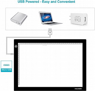 ��� ���� Huion L4S Portable LED Light Board in A4 Size