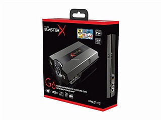 כרטיס קול חיצוני Creative Sound Blasterx G6 Hi Res Gaming Dac And Usb Sound Card Creative Sound Blasterx G6 Hi Res Gaming Dac And Usb Sound Card With Xamp Headphone Bi Amplifier For Pc Ps4 כרטיס קול חיצוני Creative Sound Blasterx G6 Hi Res Gaming Dac And Usb Sound Card Creative Sound Blasterx G6 Hi Res Gaming Dac And Usb Sound Card With Xamp Headphone Bi Amplifier For Pc Ps4