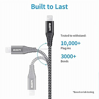 ��� ESR 2m MFi USB-C to Lightning PD Charging Cable