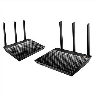 ����� ASUS RT-AC67U AiMesh Wifi5 2Pack Router - RT-AC67U 2pack ��� �� 