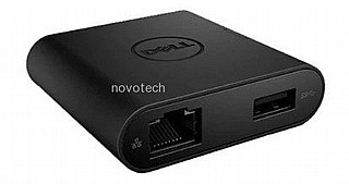 ���� ����� ���� Dell USB-C to HDMI,VGA,Ethernet,USB 3.0 DA200 470-ABRY