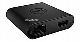 ���� ����� ���� Dell USB-C to HDMI,VGA,Ethernet,USB 3.0 DA200 470-ABRY