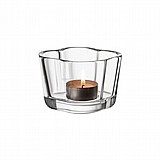 ����� �� Iittala Alvar Aalto Collection Tealight candleholder 60mm clear, 6411923667234