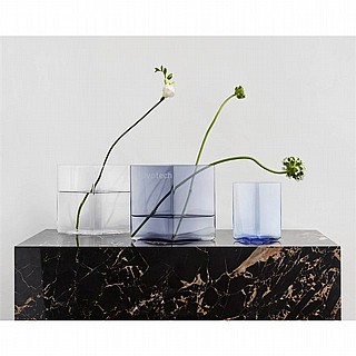 ����� Iittala Ruutu, Vase 205x180mm rain, 6411923660785