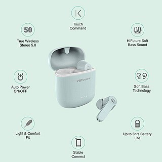 ������� �������� HiFuture Flybuds - Green ,��� ���� 