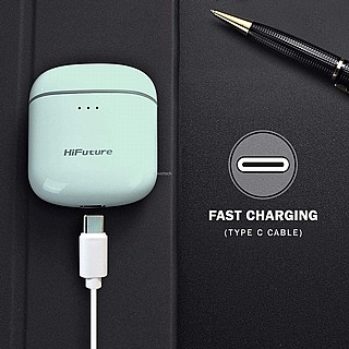 ������� �������� HiFuture Flybuds - Green ,��� ���� 