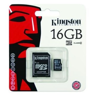 ����� ����� Kingston MicroSDHC - ��� 16GB