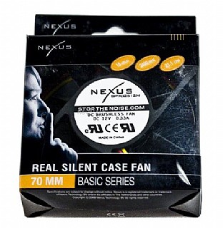 ������ ����� Nexus 70mm Real Silent Case Fan